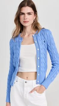 Ralph Lauren Cotton Cable Long Sleeve Cardigan