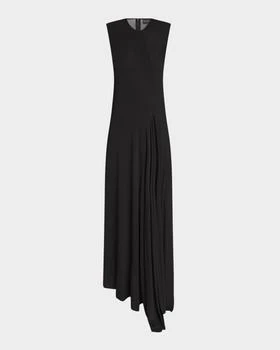 Balenciaga | Sleeveless Asymmetric Maxi Dress