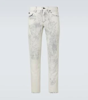Dolce 
Gabbana | Printed straight jeans
