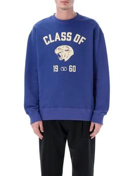 Valentino | Valentino Animal Printed Crewnek Sweatshirt