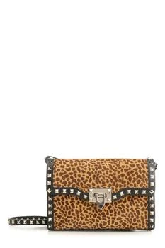 Valentino | Valentino Garavani Rockstud Animal Printed Small Shoulder Bag