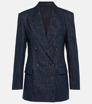 Brunello Cucinelli | Metallic cotton-blend blazer