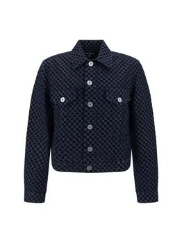 Balmain | Balmain Logo Monogram Denim Jacket