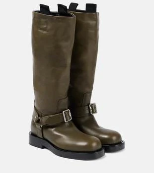 Burberry | Leather knee-high boots