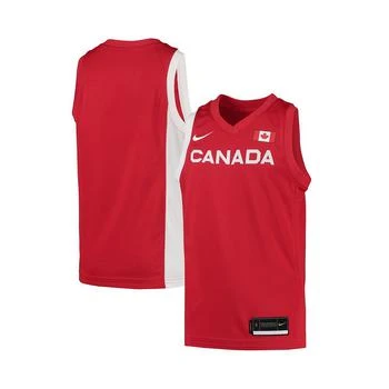 Nike Big Boys Red Canada Basketball 2020 Summer Olympics Replica Team Jersey