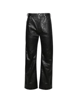 Rick Owens | Rick Owens Straight Leg Leather Pants