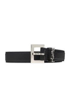 Yves Saint Laurent | Saint Laurent Logo Plaque Buckled Belt