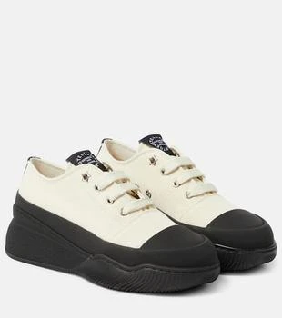 Stella McCartney | Loop canvas platform sneakers