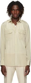 Tom Ford | Beige Silk Shirt