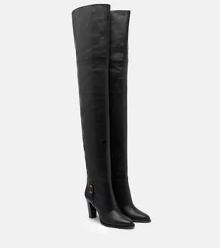 Yves Saint Laurent | Julia 85 leather over-the-knee boots