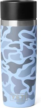 YETI YETI Rambler 16 oz Travel Bottle, Stainless Steel, Vacuum Insulated with Leakproof Commuter Cap, Blue Camo