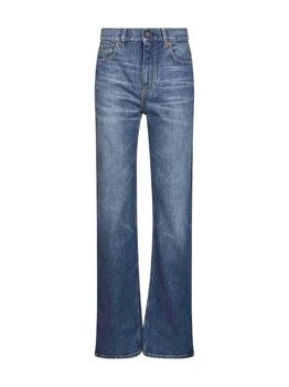Chloé | Chloé Logo Patch Straight-Leg Jeans