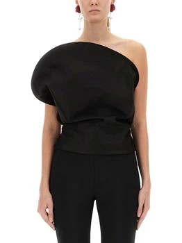 Magda Butrym | Magda Butrym Sculptural Strapless Bustier Top