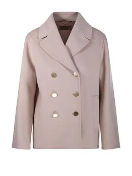 Max Mara | 
S Max Mara Margot Double-Breasted Tailored Blazer