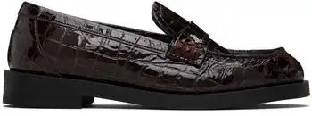 Jimmy Choo | Burgundy Ivy Loafers
