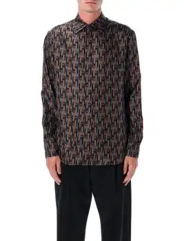 Fendi | Fendi Long Sleeved Allover Printed Shirt