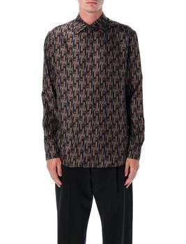 Fendi | Fendi Long Sleeved Allover Printed Shirt