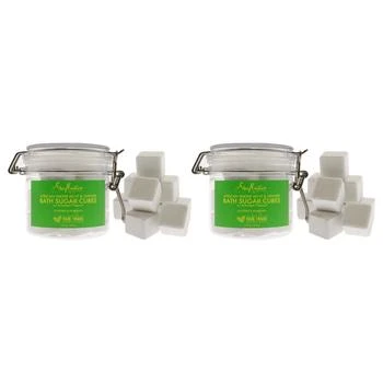 Shea Moisture African Water Mint and Ginger Bath Sugar Cubes - Pack of 2 by  for Unisex - 7.5 oz Bath Soak