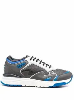 Salvatore Ferragamo | Men's Gancini Rainbow Shoes In Grey Blue