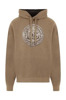 Dolce & Gabbana | Dolce & Gabbana Logo Printed Drawstring Hoodie