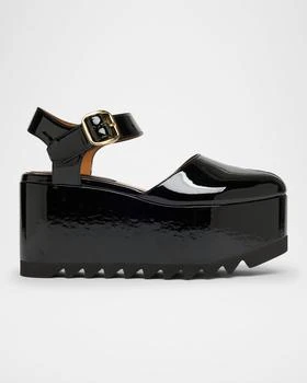 Stella McCartney | Elyse Patent Platform Pumps