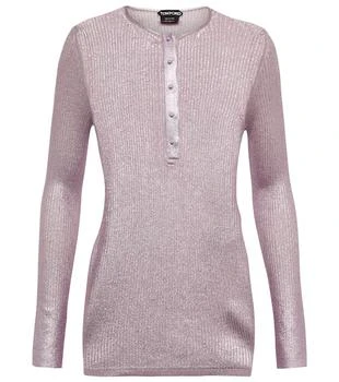 Tom Ford | Ribbed cashmere and silk top