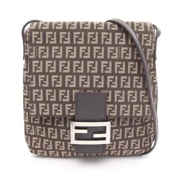 Fendi | Canvas Leather Shoulder Bag (Pre-Owned)