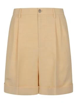 Valentino | Valentino Pleat Detailed Textured Shorts