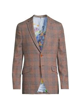 ETRO | Plaid Cotton-Wool Jacket