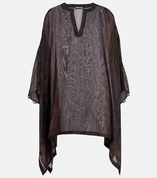 Tom Ford | Leopard-print cotton and silk kaftan
