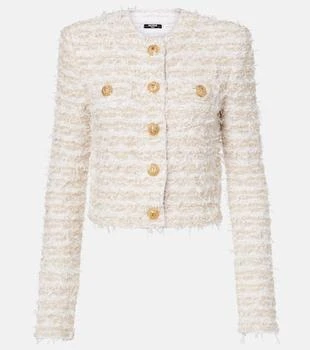 Balmain | Cropped tweed jacket
