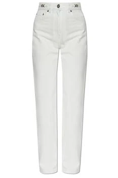 Versace | Versace Logo-Patch Straight Leg Jeans