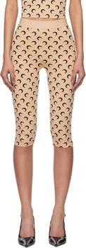 SSENSE Exclusive Tan Recycled Moon Jersey Capri Leggings