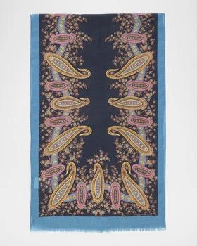 ETRO | Paisley Cashmere-Silk Scarf