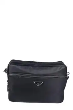 Prada | Prada Triangle-Logo Zipped Shoulder Bag
