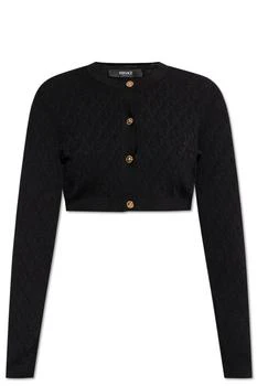 Versace | Versace Button-Up Cropped Cardigan