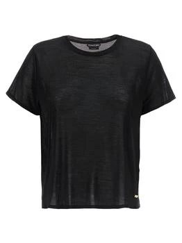 Tom Ford | Tom Ford Logo Plaque Crewneck T-Shirt