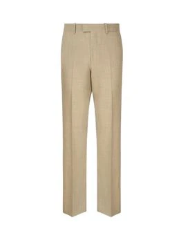 Burberry | Burberry Straight-Leg Pleat-Detailed Tailored Trousers