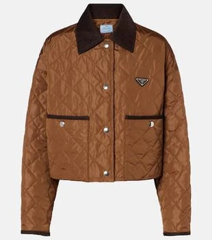 Prada | Re-Nylon quilted cropped jacket