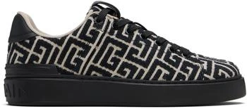 Balmain | Black B-Court Monogram Sneakers