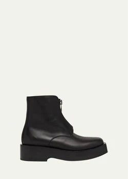 Bottega Veneta | Bottega Veneta - Women's Torino Front Zipped Daisy Calf Ankle Boot