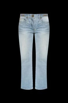 Versace | Versace Logo-Patch Cropped Jeans