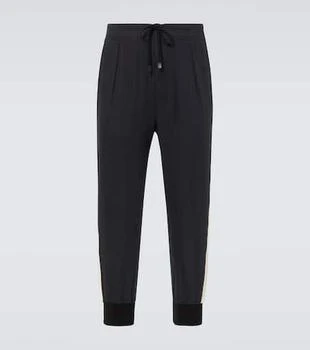 Tom Ford | Cotton and silk twill sweatpants