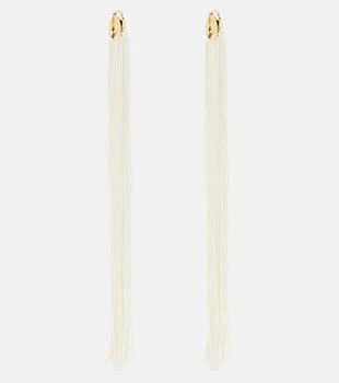 Jil Sander | Fringed hoop earrings