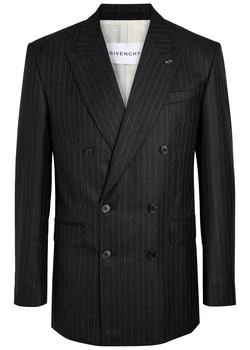 Givenchy | Pinstripe double-breasted wool blazer