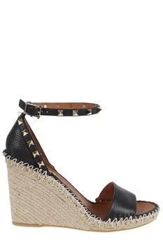 Valentino | Valentino Garavani Rockstud Wedge Espadrilles