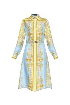 Versace | Versace Pattern-Printed Belted Dress