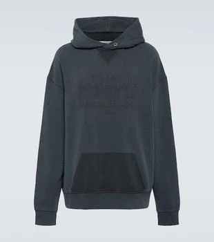MAISON MARGIELA | Logo faded cotton jersey hoodie