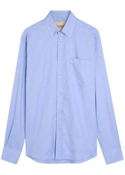 Valentino | Logo-embroidered cotton Oxford shirt