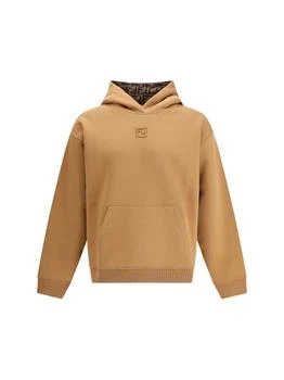 Fendi | Fendi FF Embroidered Long Sleeved Hoodie